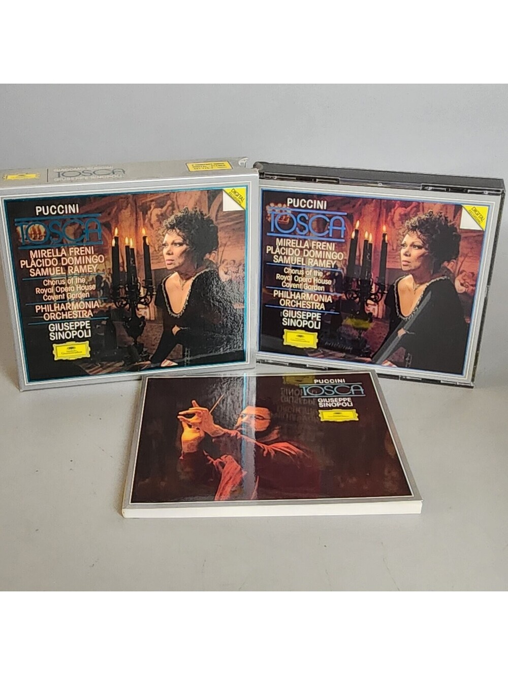 Puccini: Tosca - Sinopoli, Freni, Domingo, Ramey (2 CD Set) Deutsche Grammophon
